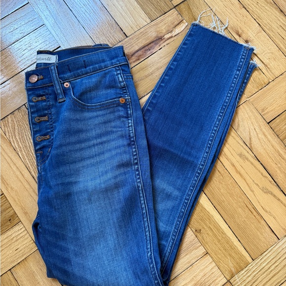 Madewell 10" high rise skinny crop - Picture 2 of 7